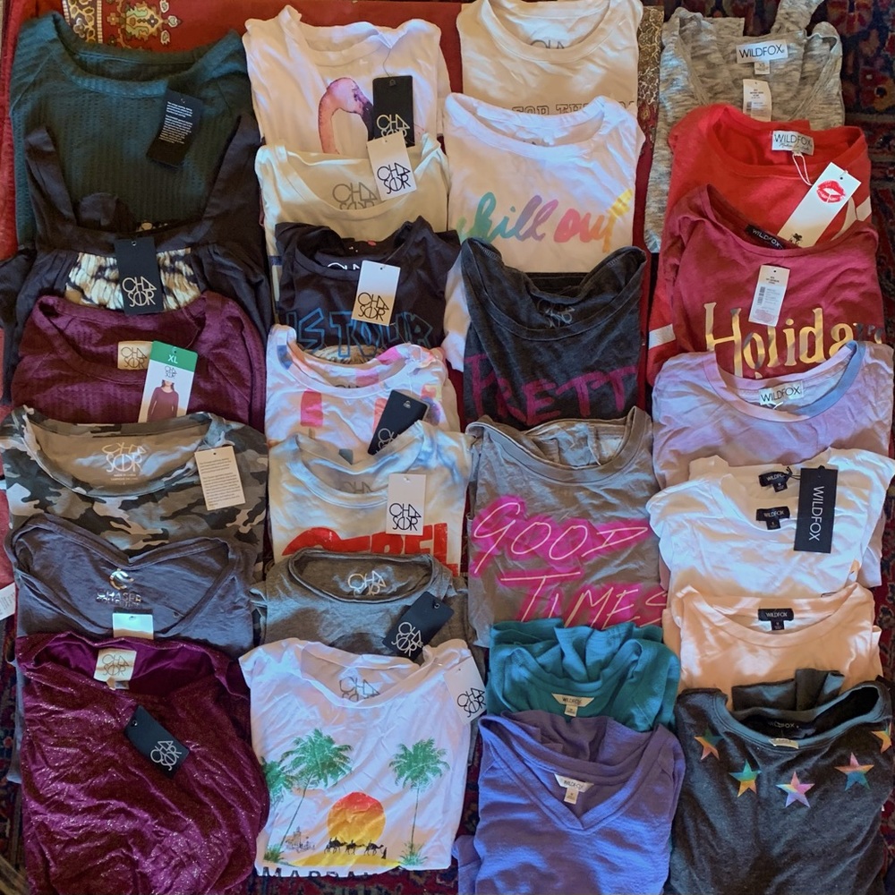 Huge Resale Lot Wildfox & Chaser Brand Must Go Today NWT